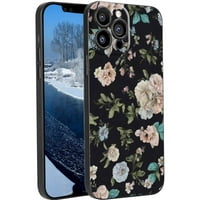 Floral-telefonska futrola, deginirana za iPhone Pro Case Muške žene, fleksibilna silikonska udarna futrola