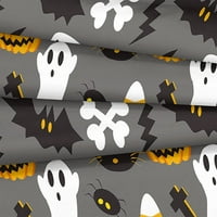 Posteljina za prekrivanje Halloween Funny Pupmkin Duvet Poklopac poklopca Halloween Theme Design Trick