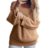Ženski modni džemper s dugim rukavima cvjetni ispis lagana pulover dukserica