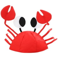 Red Crab Hat Podesivi kašit za kostim kostim za kostimanje za hat za djecu za djecu