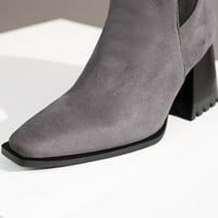FVWitlyh Zimske čizme za žene bedrine visoke cipele sa visokim potpeticama Žene koljena High Boots Jesen