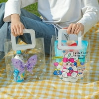 Djevojčica Crtani prozirna torba PVC vodootporna Jelly Bag plaža Studentski slobodno vrijeme Torba za
