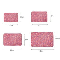 IAKSOHDU PET pokrivač mekani komforno prenosivi runo šapni kosti štampu CAT-ov jastuk za krevet za dom
