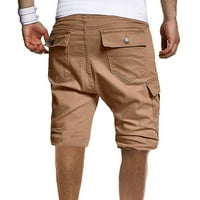 Puno muški džepni gumb Ležerne prilike ljetne kratke hlače Muške hlače Muške kratke hlače