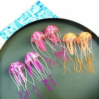 Par ženske naušnice Jellyfish u obliku tassela nakita pretjerivanje svijetle boje duge minđuše za odmor