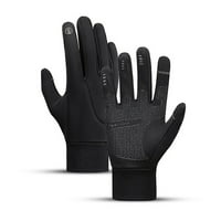 Nove toplotne neklizajuće pamučne kotlorne na dodirnim zaslonom na dodir za tople rukavice Crna L