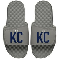 Omladinski Olide Sivi Kansas City NWSL Wordmark Logo Pomicanje sandala