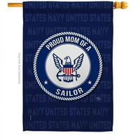 Breeze Decor ponosna mama mornarska kuća zastave oružane snage mornarice u. Dvostrane ukrasne vertikalne