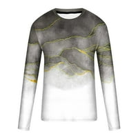 Halloween bavi čišćenje ljudi Ležerni pulover okrugli vrat dugih rukava 3D ispisana majica bluza vrpca
