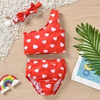 Djevojčice za djecu Bikini kupaći kostimi Halter cijev Top cvjetni donji bowknot kupaći kupalište na