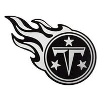 Muški antigua bijeli Tennessee Titani Metallic Logo Company Polo
