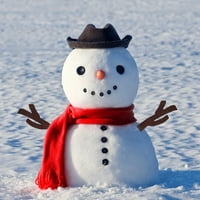 Set Snjegovinski ukras Kit Snjegovinski šal šešir sanjački zgrada