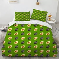 Plodovi uzorak prekrivača posteljina posteljina Twin Veličina prekrivač i jastuk Shams 3D print Comfy