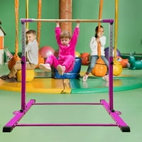 Gimnastički kip bar, horizontalna traka za dječje djevojke Junior, 3 'do 5' Podesiva visina, oprema