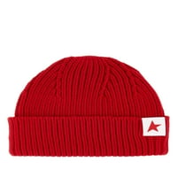Golden Goose Deluxe marke Man crvena vuna Damian Beanie Hat