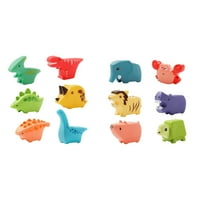 Dinosaur igračke za kupanje za dijete dojenčadi, meko ljepilo za prskanje vode igračke za vodu