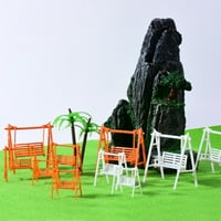 Fule Ho skala model model model željezničke plastične stočne stočne stolice sa krajolik