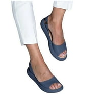 Jsaierl platforme sandale za žene Dressy Ljeto Otvoreno otvorene nožne sanduke udobne široke širine