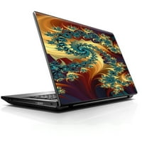 Notebook laptopa Univerzalna kožna naljepnica uklapa se 13,3 do 16 trippy cvjetni vrtlog
