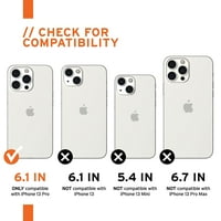iPhone Pro Case [Ekran] Kompatibilan je sa magsafem bubnim laganim tankim otpornosti na udarce za zaštitu