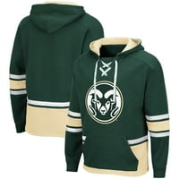 Muški Colosseum Green Colorado State Rams Up Cracy Up 3. Pulover Hoodie