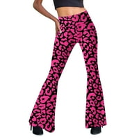 Ženske ljetne hlače Leopard Ispiši punu dužinu Ležerne prilike, labava noga, labava pant