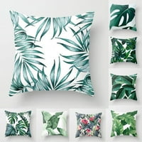 Modni tropski otisak listovi jastuk navlake navlake za kućne posteljine ukrasni jastučnici