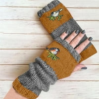 Jerdar rukavice Ženske rukavice Zimske pletene rukavice Topla plus baršunaste veze na otvorene rukavice