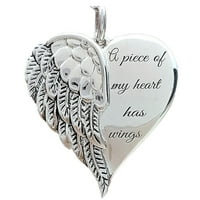 Ženske ogrlice Trendi ženski poklon Vintage Angel Heart party ogrlica W ings ogrlice Privjesci