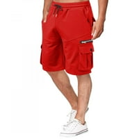 Homodles Muške kratke hlače - Aktivna odjeća Trčanje ljetno casual atletski pamučni gumb Stretch Muns
