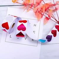 Heiheiup ukrasi ukrasne naljepnice zaljubljene naljepnice vole dodaci Heart Glitter Valentinovo za zidnu