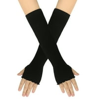 Ženske zimske rukavice bez prstiju palčeve rupe za pola prsta rukavice bez prstiju bez vjetarnih toplovih