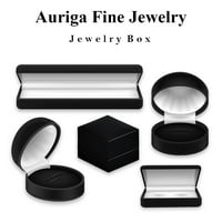 Auriga 14k bijelo zlato Diamond -Ct Naziv ploče za žene za žene