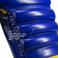 S Sentinel LACE PRO kožne gel bokserske rukavice - autentična plava