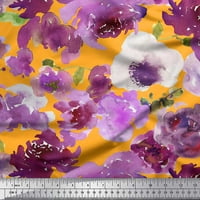 Soimoi pamučna volana tkanina cvjetna ploča od cvijeća za praska tkaninu uz dvorište široko