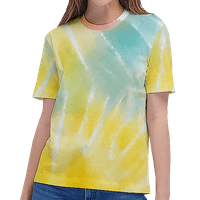 Košulja Ljetni kratki rukav O-izrez Casual Loose Top prevelika ženska ulična odjeća