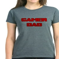 Cafepress - Gamer tata majica - Ženska tamna majica