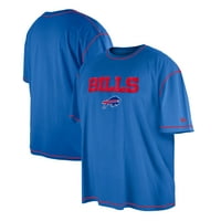 Muški novi Era Royal Buffalo Bills treće majica velike i visoke listu