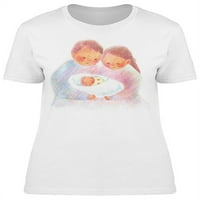 Par i njihova majica za bebe žene -Image by Shutterstock, ženska mala