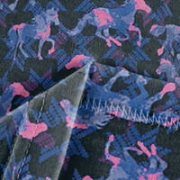 KugliceFhk Ženski kratki rukav V-izrez V-izrez Radna jednolika bluza Scrip vrhovi žene