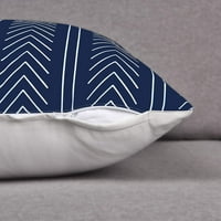 Aqua plavi bacanje jastuk na poklopcu dekorativnog geometrijskog jastuka na otvorenom kauč na kauč na