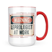 Neonblond upozorenje leprolog na poslu Vintage Fun Job Pokloni poklon za ljubitelje čaja za kavu