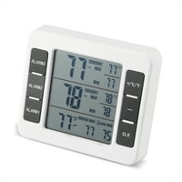 Bežični digitalni zvučni alarm hladnjak termometar sa senzorom MA MA ekranom, bežičnim therometrom,