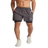 Brilliantme Muškarci Sportske kratke hlače, Ležerne duksere za brzo sušenje s kratkim hlačama elastičnih