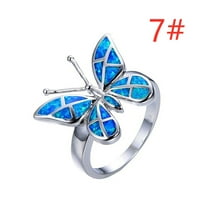 Bazyrey Novi dolasci Ženski prstenovi Legura nakita Oprema za ličnost Poklon za žene Butterfly Ring