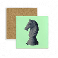 Gipsani viteški konjski šah coaster šalica mat krig-držač za izolacijski kamen