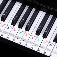 Ključ za klavir Pismo note Naljepnice na tipkovnici ručne rolne klavirske tipkovnice prozirne naljepnice