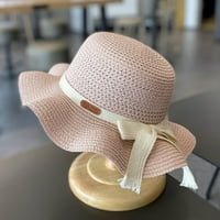 Toddler ravni račun za dječje djevojke šešir za sunčanje ljetni luk sunčani šešir ptičji šešir šešir