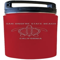 San Onofre State Beach California Suvenir Oz ugravirani crveni izolirani dvostruki zidni nehrđajući