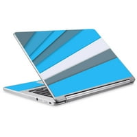 Klinovi naljepnice za Acer Chromebook R laptop vinil zamotavanje plavog apstraktnog uzorka